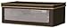 Household Essentials 634 Vision Storage Box | Brown Coffee Linen | Large
