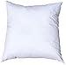 Pillowflex Premium Polyester Pillow Insert – 14x14 - Square Pillows Form, Machine Washable, Soft Sham Supports, Decorative Form for Covers and Throw Pillows, Hypoallergenic - Made in USA - 2 Pack