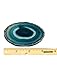 Agate Coaster Teal 3-3.5