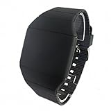 YouYouPifa Touch Screen Red Digital Light Unisex Plastic LED Watch