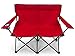Sorbus Double Folding Chair with Cup Holder Cooler, Foldable Frame, Portable Carry Bag, Great Loveseat Outdoor Chair for Camping, Sporting Events, Travel, Backyard, Patio, etc (Double Chair)