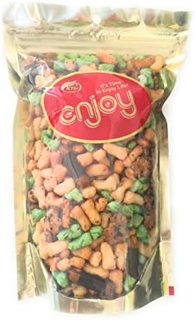 Enjoy Hawaii Snacks Hokkaido Mix Japanese Style Rice Crackers 14 Ounce