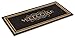Printed Coco Coir Doormat Elegant Welcome Design 22" X 47" primary