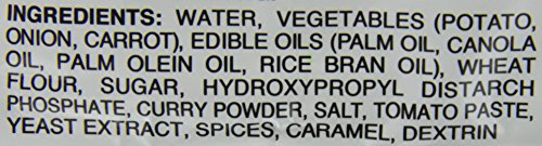 S&B CURRY SAUCE WITH VEGETABLES MEDIUM HOT,7.4 OUNCE