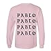 I Feel Like Pablo Paris Kanye west, The life of Pablo Long Sleeve T-shirt (M, Classic Pink)