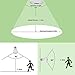 Signstek E27 Motion Sensor Led Bulb with Infrared Detector, Energy Saving Led Motion Sensor Light Bulb, 5 Watts, 400 Lumens, E26 Base, Cool White,with Tube