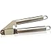 Garlic Press and Peeler Best Set. Stainless Steel Kitchen Minced Garlic Cloves Crusher + Silicone Peeler / Fruit Squeezer Utensils Cooking Tools