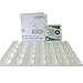 Clear Rubber Feet Adhesive Rubber Bumper - 35 Pack - Nonslip Transparent Cutting Board Feet - Tall Square Self Stick Bumpers for Electronics - Clear Bumper Pads