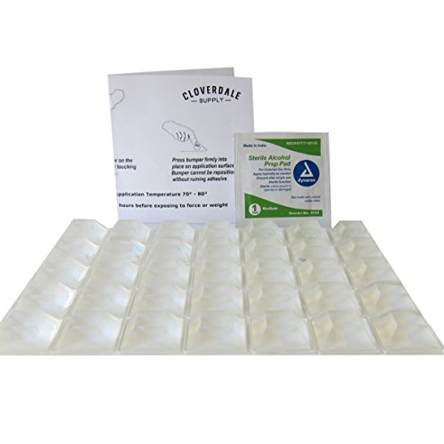Clear Rubber Feet Adhesive Rubber Bumper 35 Pack Nonslip