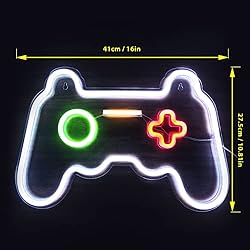 LED Game Neon Sign Gamepad Shape LED Sign Light