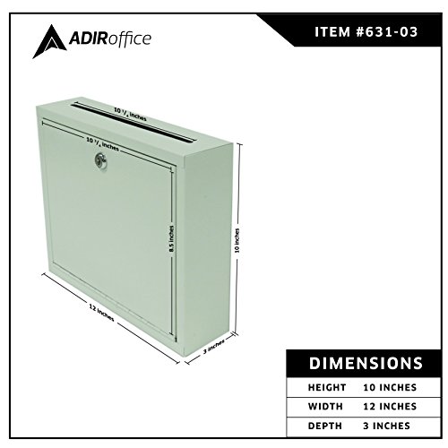 Adir Corp. Multi Purpose Large Size Suggestion Box