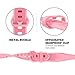 GreenInsync for Alta HR Band, Fitbit Alta HR Replacement Band Small Accessory Watch Buckle Wristbands for Fitbit Alta/Fitbit Alta HR Strap Bracelets W/Same Color Metal Clasp and Fastener (Pink)