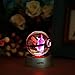 AXAYINC 3D Crystal Ball LED Night Lights Advance Laser Engraving Children's Gift (PKQ001)