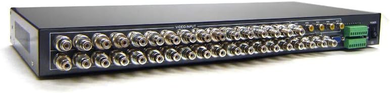 16-Channel RCA BNC Video Multiplexer Picture-in-Picture Generator