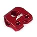 JFG RACING Red CNC Billet Aluminum Brake Line Hose Clamp Holder For For CR125 CR250R CRF250R CRF250X CRF450R CRF450X CRF250L