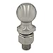 CURT 40083 Stainless Steel Trailer Hitch Ball, 6,000 lbs, 2-Inch Diameter, 1 x 2-1/8-Inch Shank