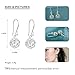 SA SILVERAGE Sterling Silver Dangle Earrings Hollow Filigree Ball Earrings Round Drop Earrings Women's