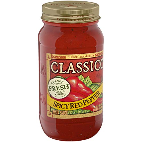 Classico Spicy Red Pepper Tomato Pasta Sauce (24 oz Jar) - Thumbnail 5