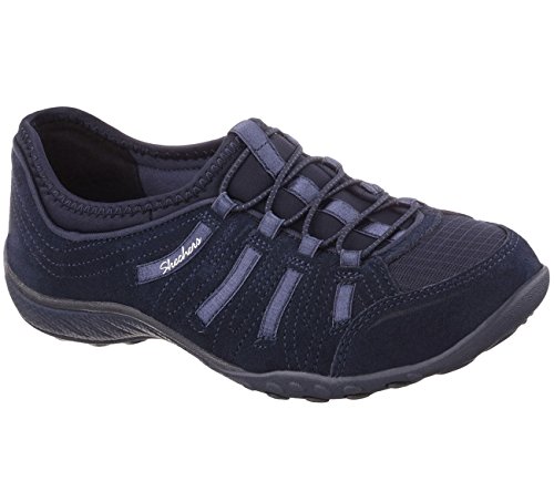 Skechers Women's Big Bucks Fashion Sneaker (7, Navy)
