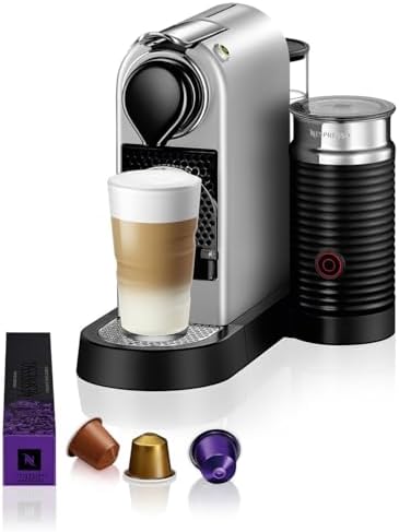 Nespresso Citiz Milk C123 Espresso Capsule Coffee Machine, L