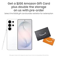 Samsung Galaxy S26 Ultra, Unlocked Android Smartphone + $200 Gift Card, 512GB, Privacy Display, Galaxy AI, AI Camera, Super Fast Charging 3.0, Durable Battery, 2026, White