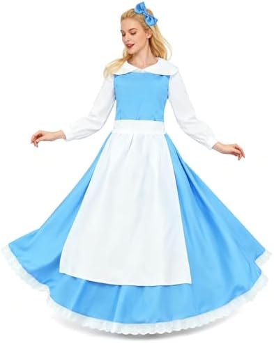 princess belle dress amazon Belle Dress - Princess Dress - Beauty Belle Costume - Yellow Dress for toddler - Princess Costume