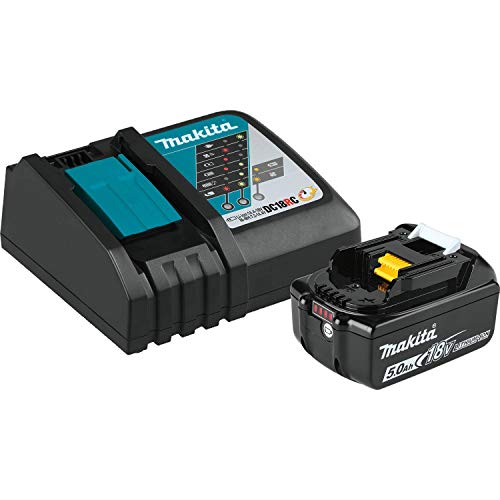 Makita BL1850BDC1  LXT Lithium-Ion Battery and Charger Starter Pack, 18V