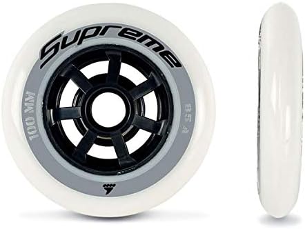 Rollerblade ローラーブレード インライン用 スペアウィール Supreme 100mm 配送員設置送料無料 85a 6輪入り 3輪仕様インライン両足分 Wheels C1 インラインスケート