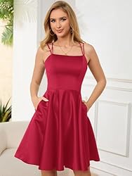 GOOSPRAN Homecoming Dresses for Teens Knee Length