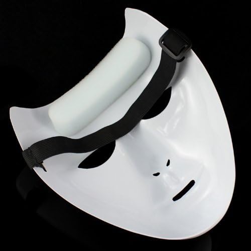 Ungfu Mall 1 PC Halloween Ghost Dance Hip-hop Performances Masks Jabbawockeez Mask Party Dress Masks (White) - Image 4
