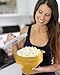 The Original Salbree Collapsible Silicone Microwave Popcorn Popper Maker Machine, Microwavable Bowl Holds 16 Cups, Uses Hot Air and Oil Always Optional - The Most Colors Available (Yellow)