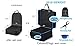 Flow.month Pet Bucket Seat Cover, Seat Cover Waterproof Pet Front Seat Cover Dog Seat Protector-Universal Design for All Cars, SUVs & Trucks with Safety Belt, Dog Pow(Black) …