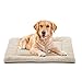 INVENHO Dog Bed Comfortable Soft Crate Pad Anti-Slip Washable Removable Cover Dog Crate Pad for Large Medium Dogs & Cats