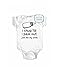 i Chug 'til i Pass Out just Like My Uncle - Cute Funny Baby one Piece Bodysuit Cute & Funny™ (6 Months Bodysuit, White)