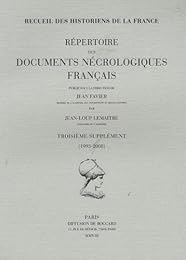 Répertoire des documents nécrologiques français