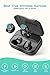 Bluetooth Earbuds True Wireless Earbuds [2019 Newest Version], Bluetooth 5.0 IPX7 Waterproof 3D Stereo Sound Auto Pairing Wireless Headphones in-Ear Bluetooth Headset with Charging Case (Black)