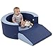 ECR4Kids ELR-12764-NVPB Softzone Lil Personal Space Cozy Foam Retreat, Navy/Powder Blue