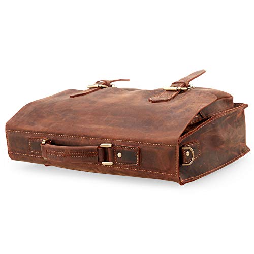 3 Kattee+Leather+Vintage+Briefcase+Messenger