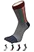 Men's Cotton 5 Finger Toe Socks Athletic Wicking Grip Crew Quarter Colored 8 Pack Size 9-12