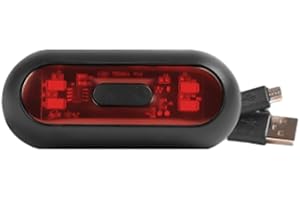 Riloer LED Helmet Light, Motorcycle Bike Rear Red Safety Helmet Light, Warning Tail Light for Night Riding with Rechargeable 