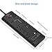 Surge Protector with 4 USB Ports and 10-Outlet, Mountable Power Strip, 6-Foot Long Heavy Duty Extension UL Cord, Overload Reset Switch, 125V, 1625W, 13A, Black
