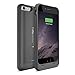 iPhone 6S Battery Case, iPhone 6 Battery Case, UNU AERO Wireless iPhone 6 Case w/Charging Pad (4.7 Inches)[Black]1-YR Warranty -3000mAh Portable Charger, External Juice Power Bank[MFI Apple Certified]