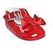 Sabe Infant Baby Girls Soft Sole Prewalker Crib Mary Jane Shoes Princess Light Shoes (0-6 Months Infant, A-red)