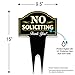 Signs Authority No Soliciting Outdoor Metal Yard Sign for Home, House and Business | Made with Heavy Duty DiBond Aluminum | Stop Solicitation, Deter Door Knockers and Bell Ringers (15