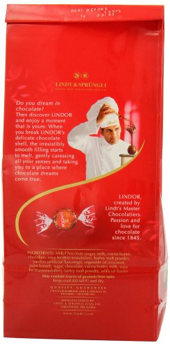 Lindt LINDOR Milk Chocolate Truffles, 13.5 Ounce - Thumbnail 2