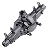 Hobbypark 1 Piece Front / Rear Aluminum Axle Housing (Shell Only) for Redcat Everest Gen7 PRO / Sport Replacement of 706010 (Dark Grey)