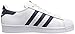 adidas Originals Boys' Superstar Foundation J Sneaker, White/Collegiate Navy/Metallic/Gold, 4.5 M US Big Kid