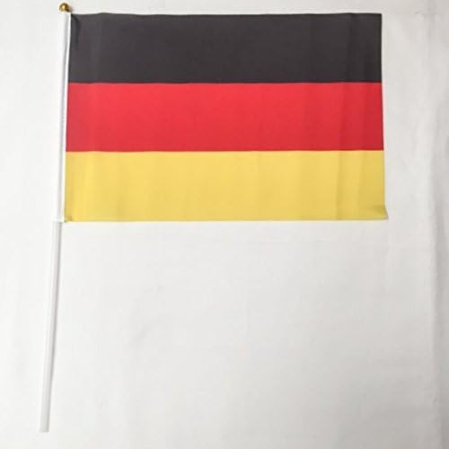 12-pack 4" X 6" Germany Polyester Hand Waving Desk Flags