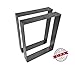 Square Tube Metal Leg (Single Leg Order) (1