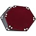 Dice Folding Hexagon Tray w/Red Velvet Rolling for DND Dice Games and Candy Holder Storage